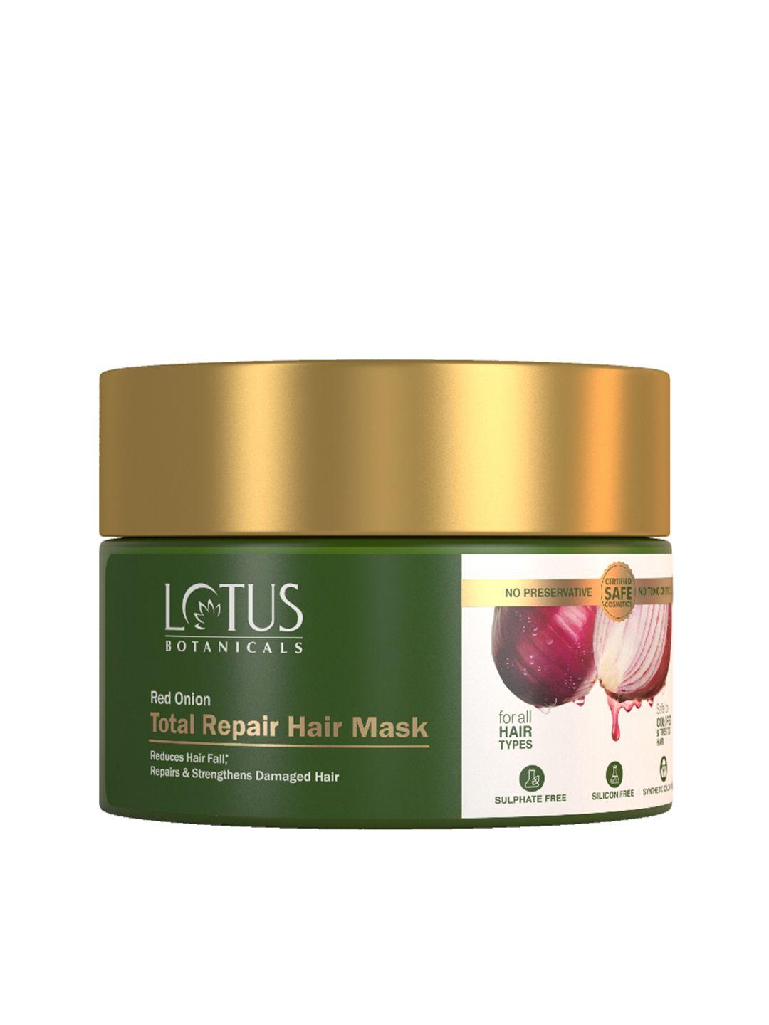 lotus botanicals red onion total repair hair mask with ginseng 200 g