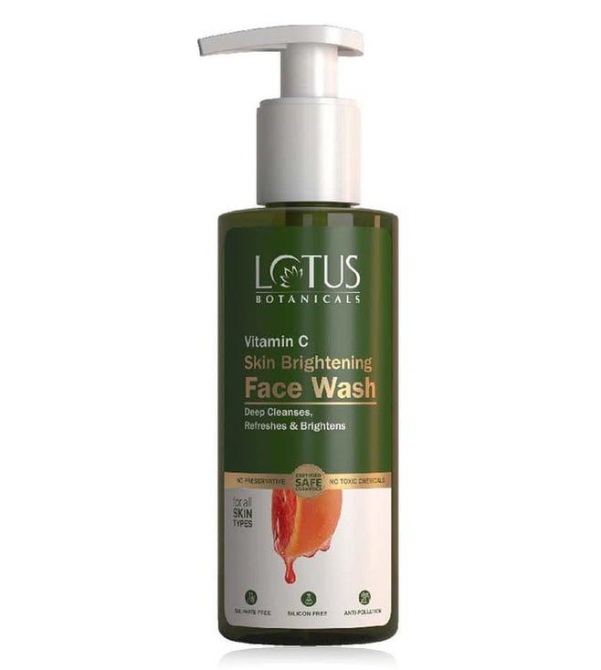 lotus botanicals vitamin c skin brightening face wash - 180 ml