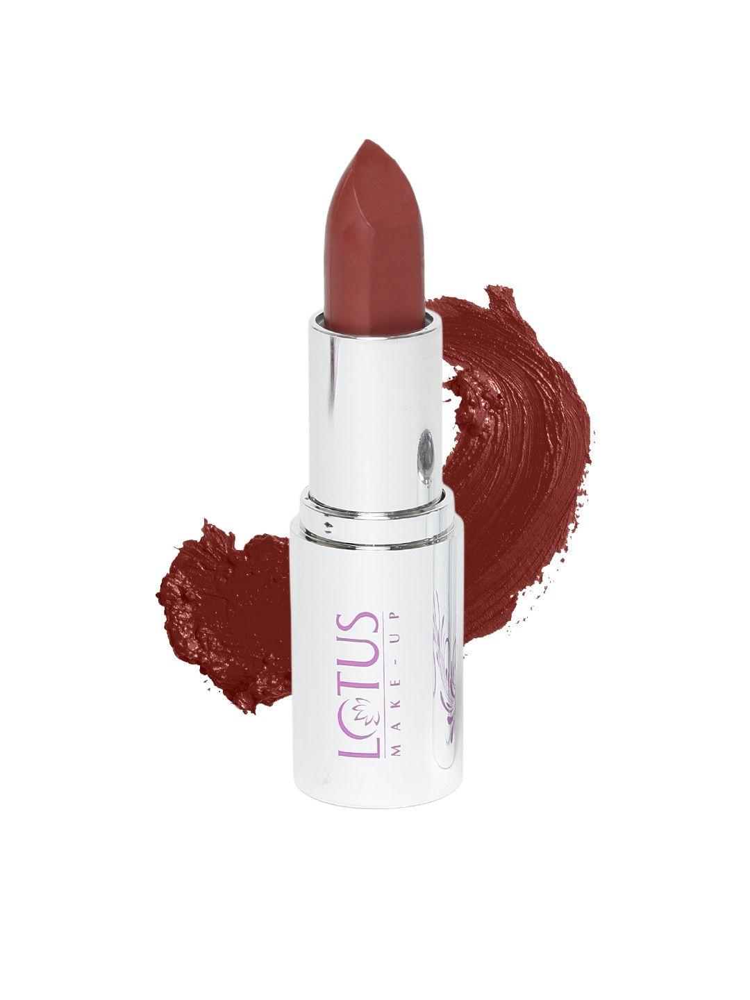 lotus herbals sustainable ecostay butter matte lip color - brown bella bm02