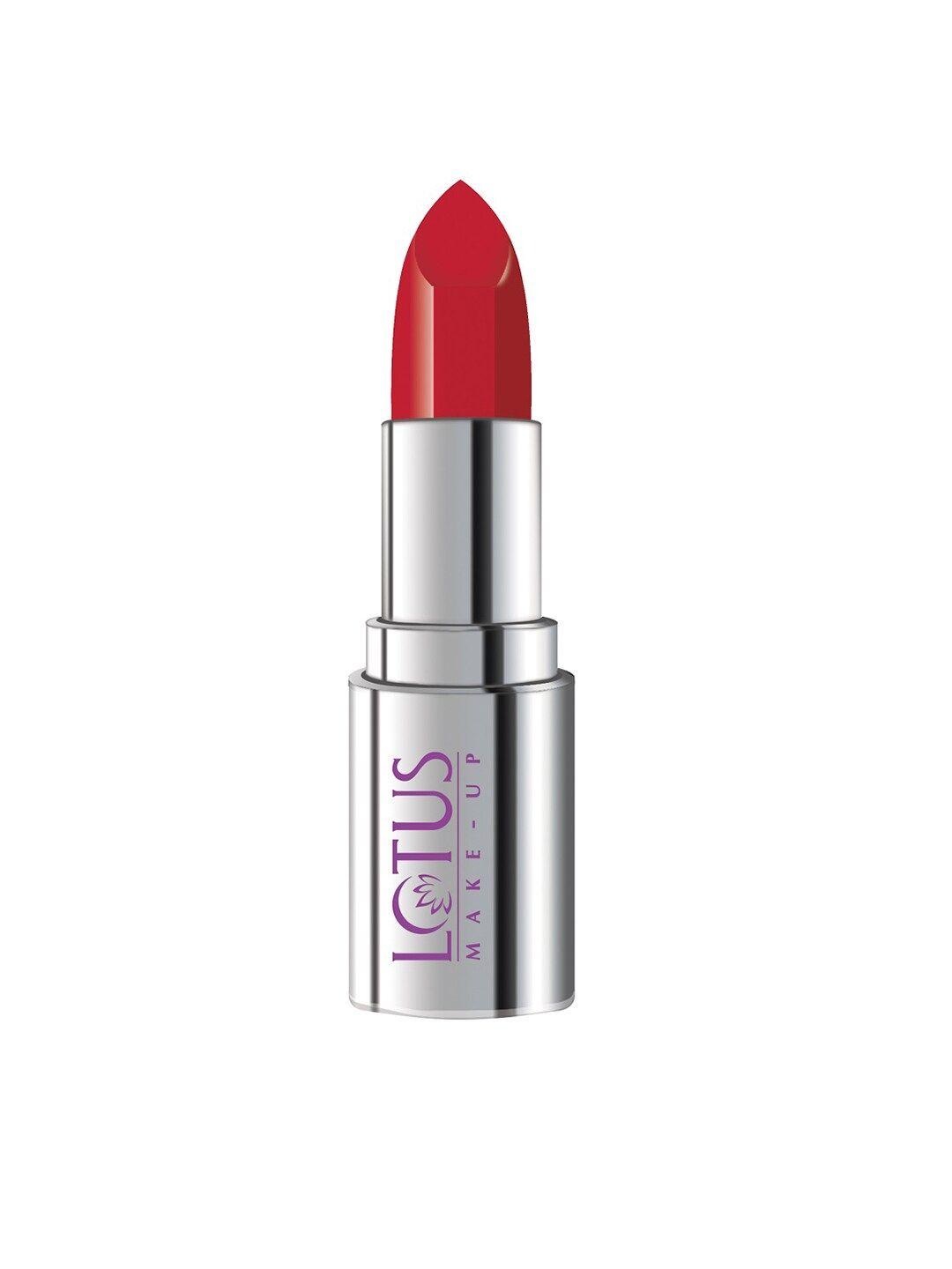 lotus herbals sustainable ecostay tangy red butter matte lipstick bm27