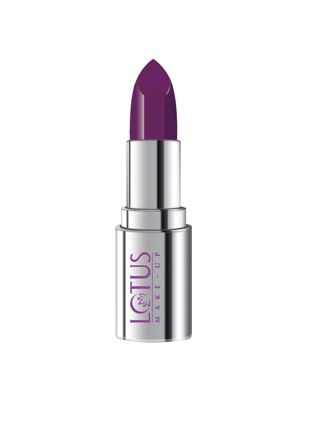 lotus herbals sustainable ecostay vavatious violet butter matte lipstick bm38