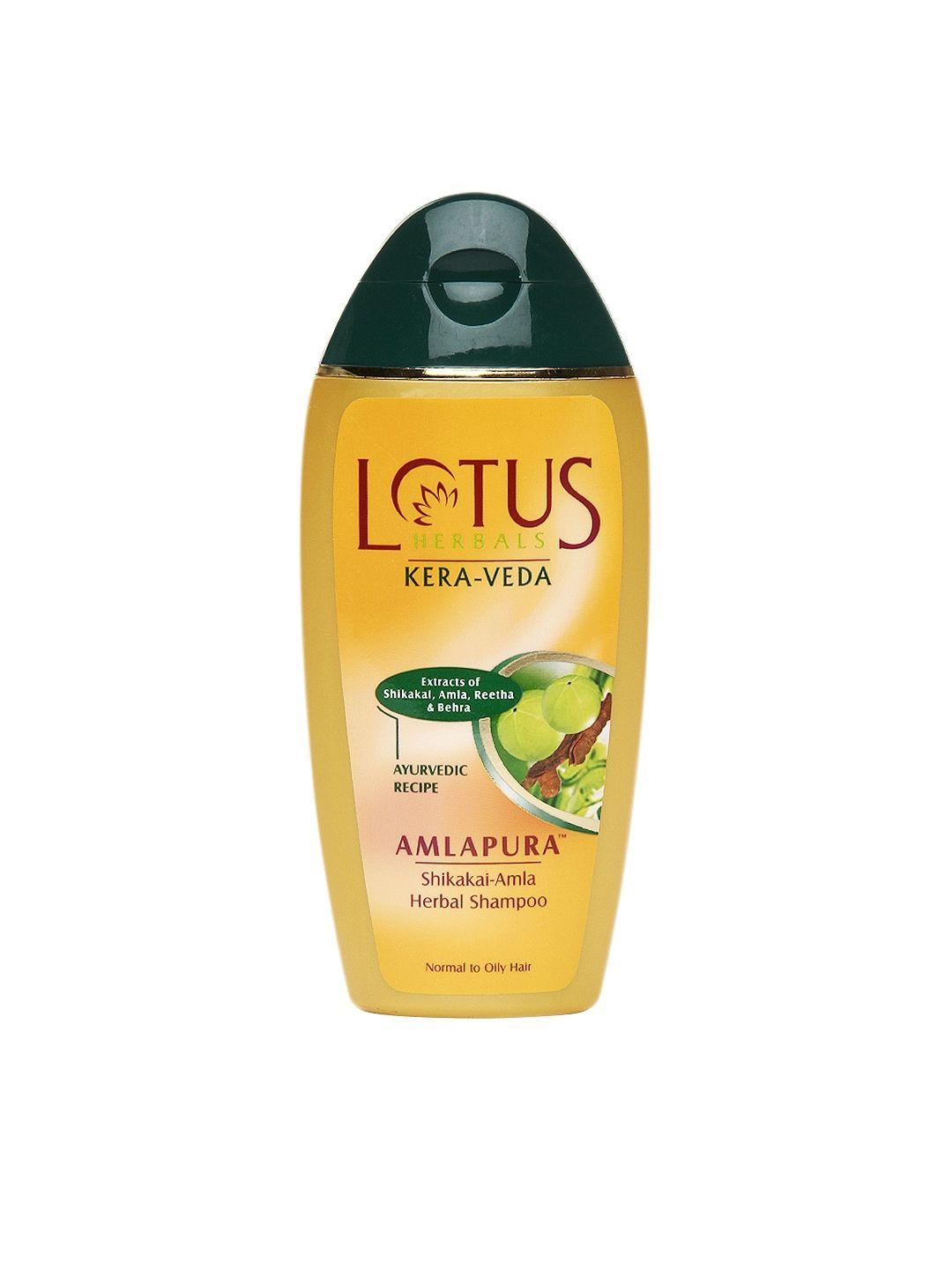lotus herbals sustainable kera-veda amplapura shampoo 200 ml
