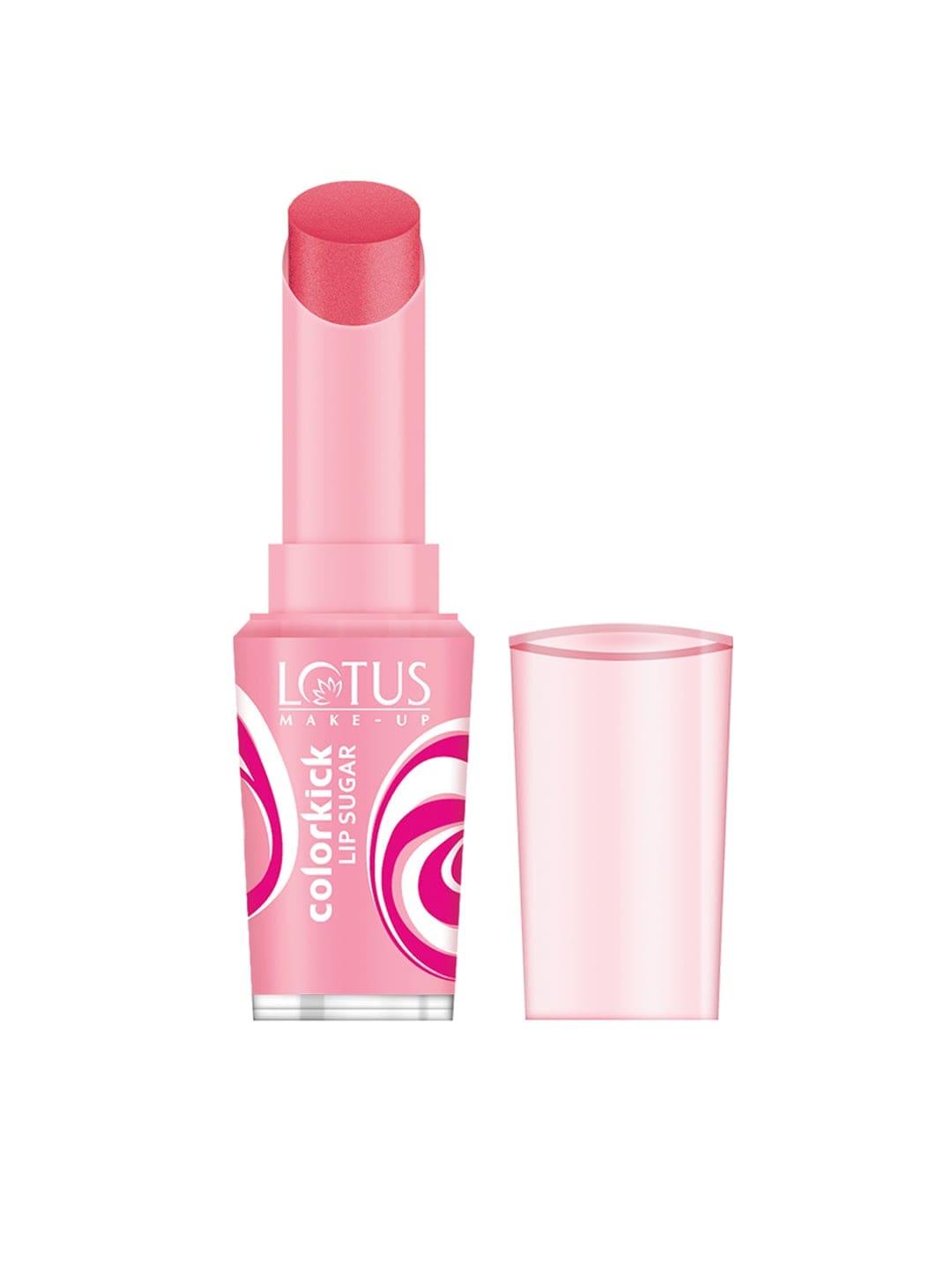 lotus herbals sustainable makeup colorkick spf 20 candy lip sugar