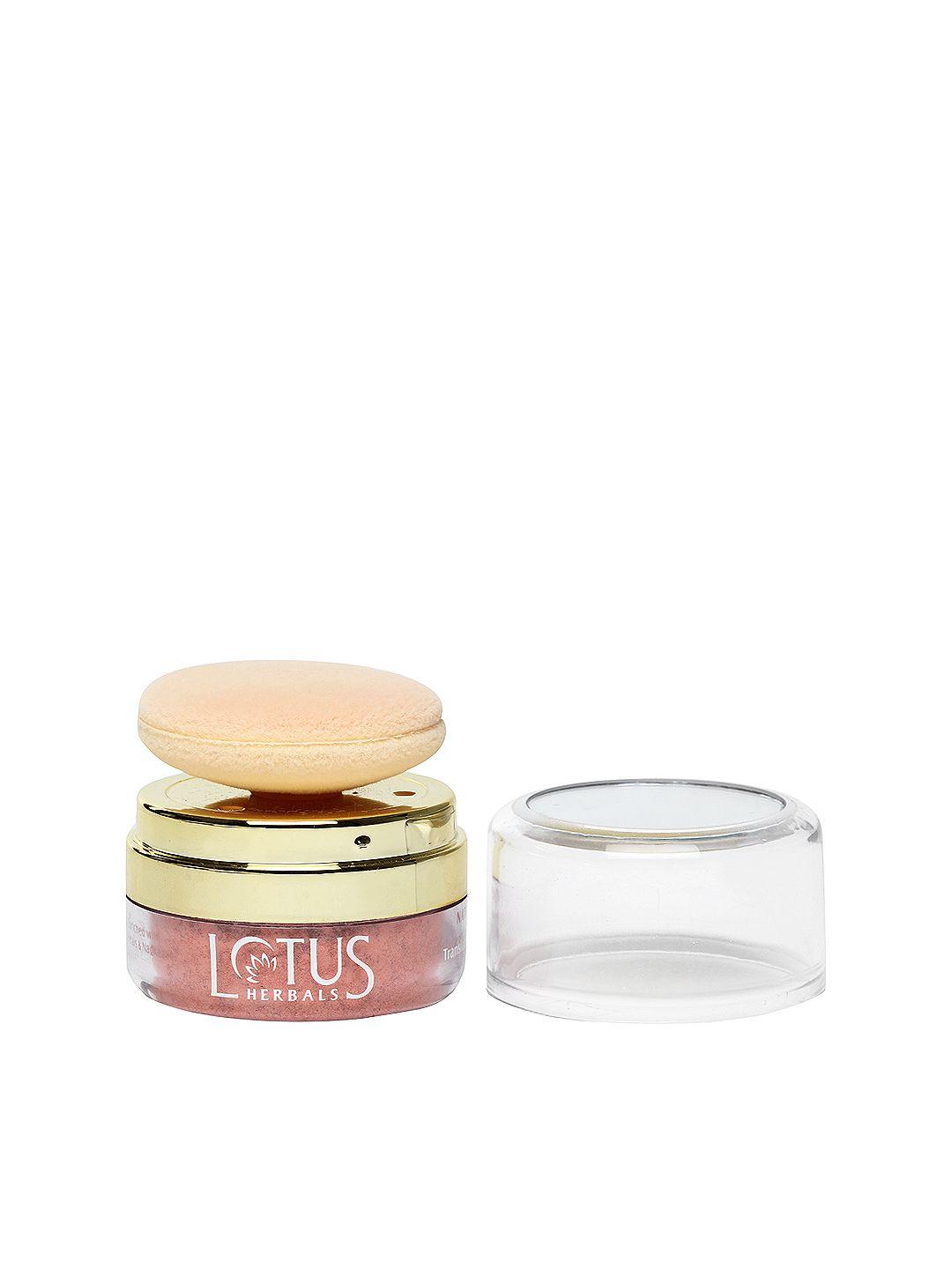 lotus herbals sustainable natural blend spf-15 translucent loose powder - rouge lustre 840 10 g