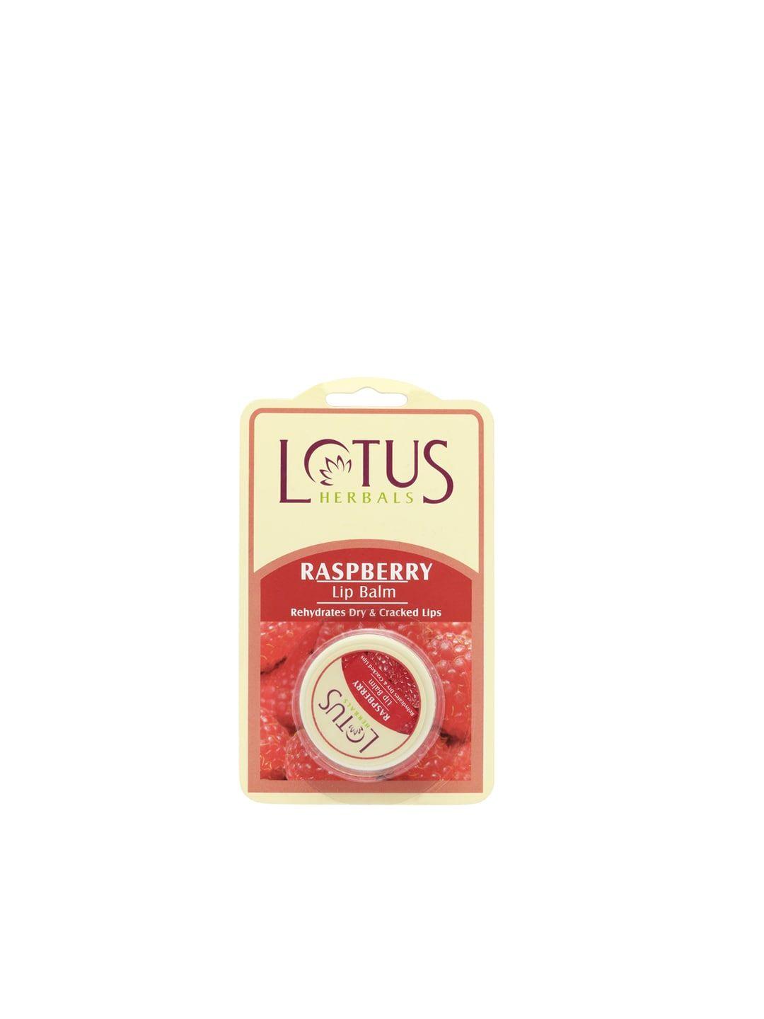 lotus herbals sustainable raspberry lip balm