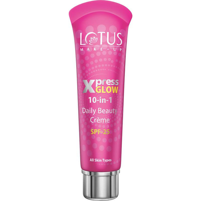 lotus make-up xpress glow 10 in 1 daily beauty cream spf 25 - royal pearl
