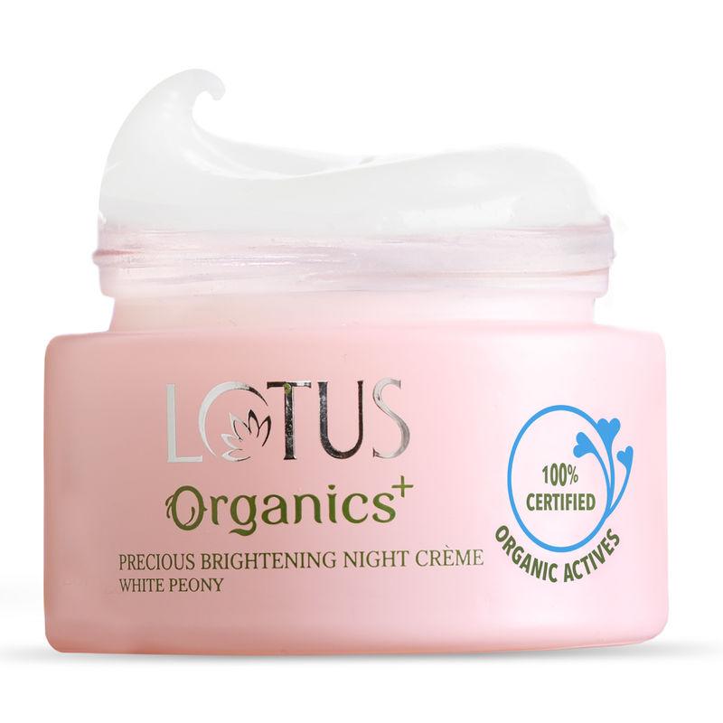 lotus organics precious brightening night crème