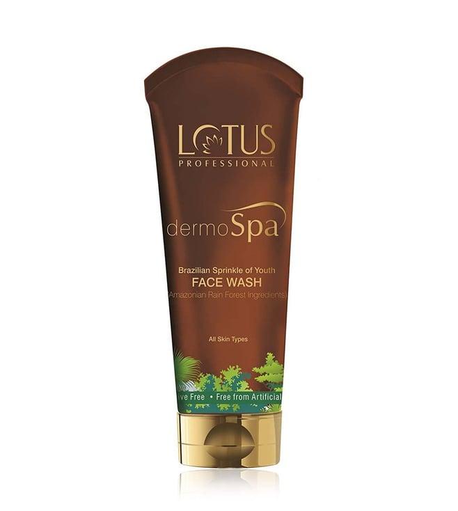 lotus professional dermo spa brazillian sprinkle of youth face wash - 80 gm