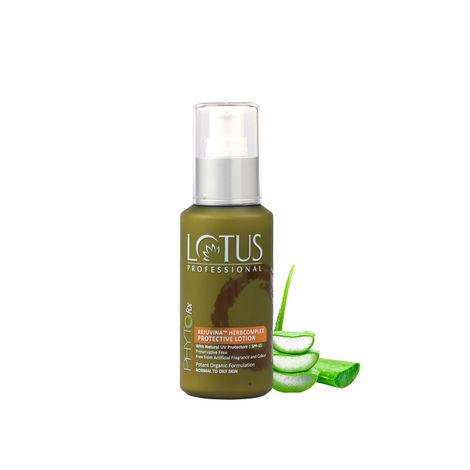 lotus professional phytorx rejuvina herbcomplex protective lotion | aloe vera | preservative free | 100g