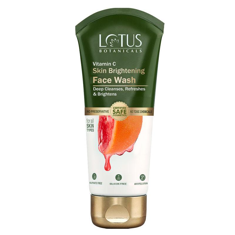 lotus botanicals vitamin c skin brightening face wash