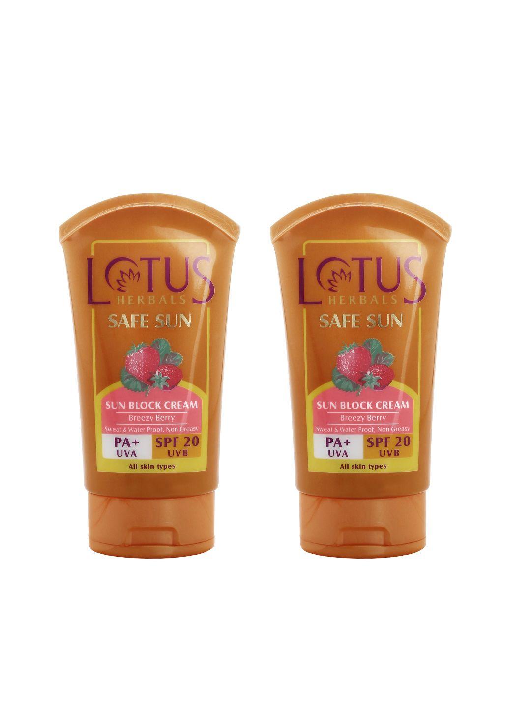 lotus herbals women pack of 2 safe sun sunscreen