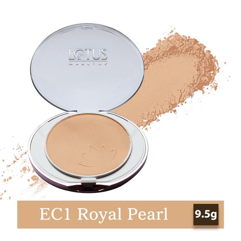 lotus make-up ecostay ideal finish pressed powder spf 25