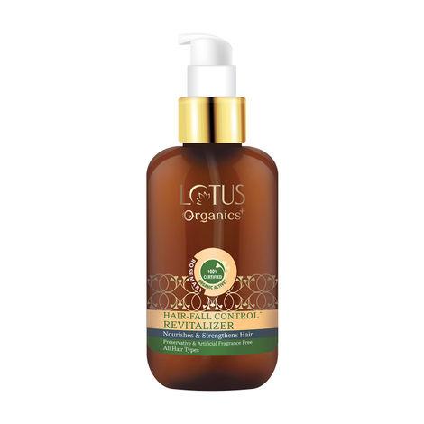 lotus organics+ hair fall control revitalizer | red onion | sulphate & paraben free hair concentrate | all hair types | 100ml