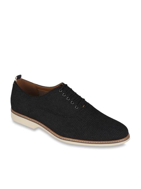louis philippe black oxford shoes