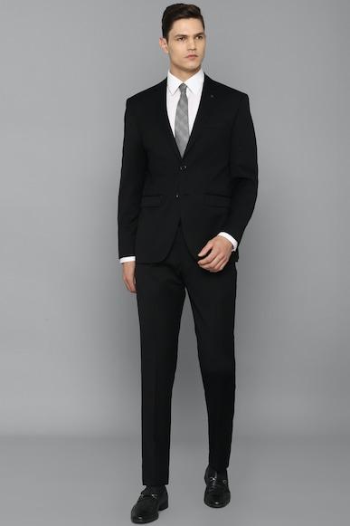 louis philippe black two piece suit