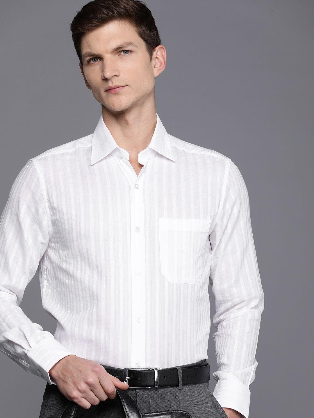 louis philippe classic fit pure cotton formal shirt