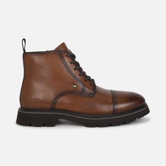 louis philippe men lace-up leather  boots