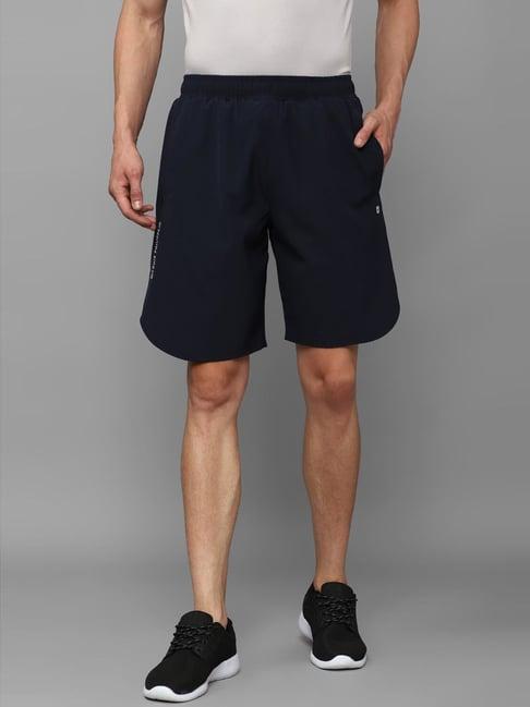 louis philippe navy slim fit shorts