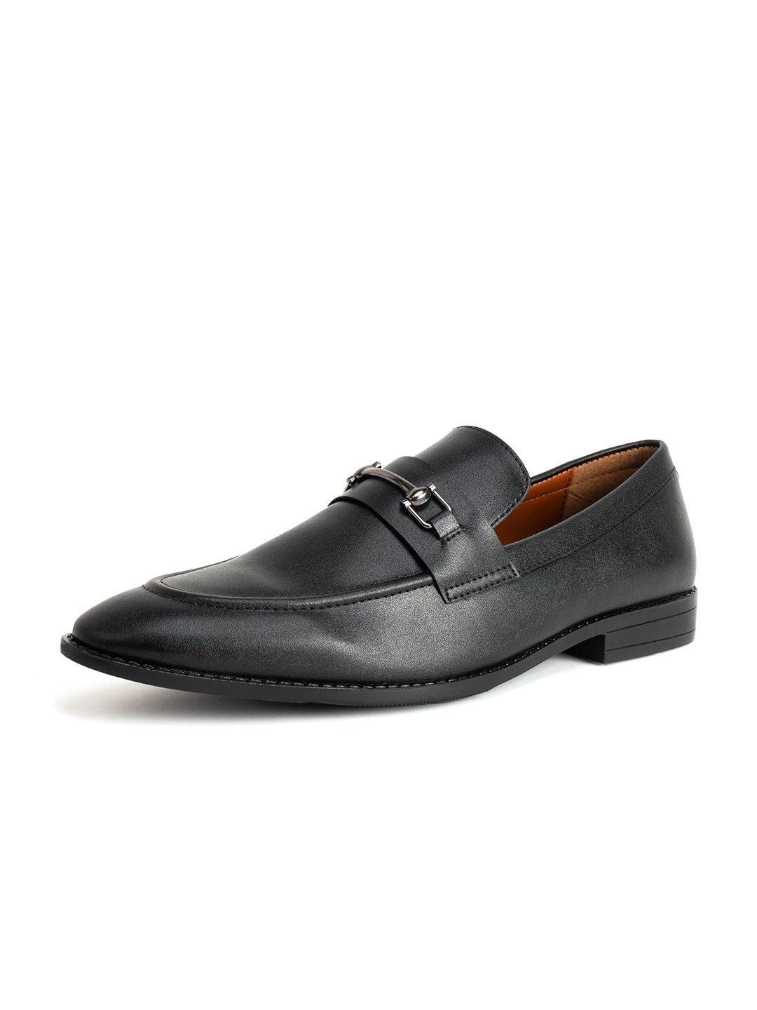 louis stitch men textured leather formal loafers