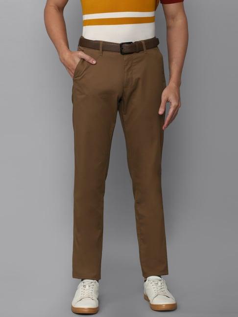 louis philippe brown trousers