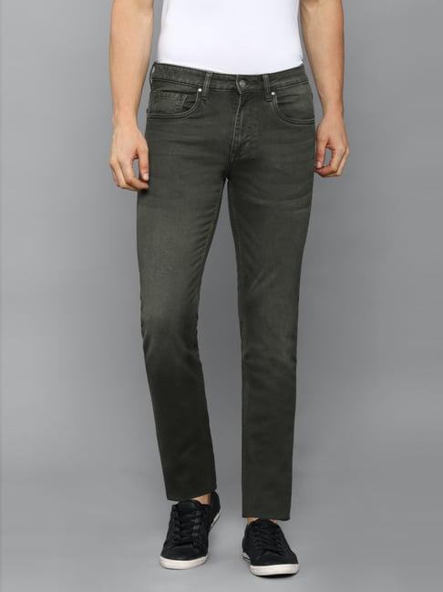 louis philippe grey slim fit jeans