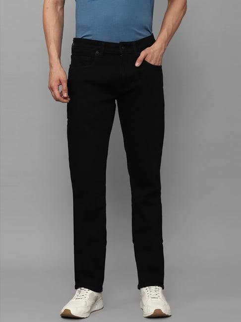 louis philippe jeans black slim fit jeans