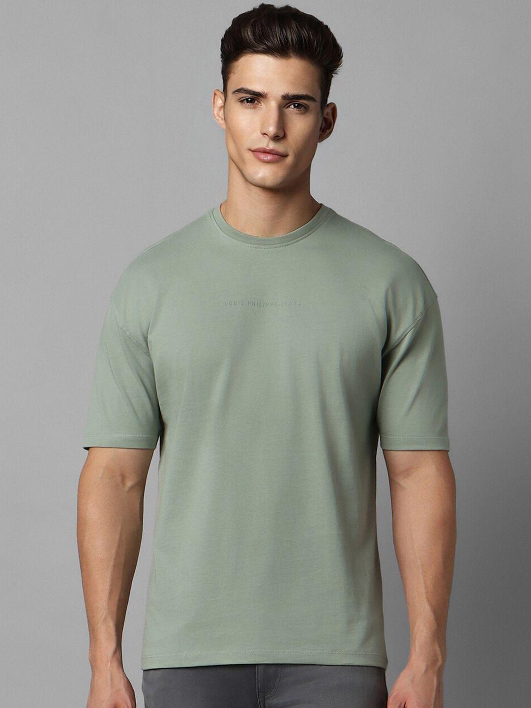 louis philippe jeans round neck t-shirt