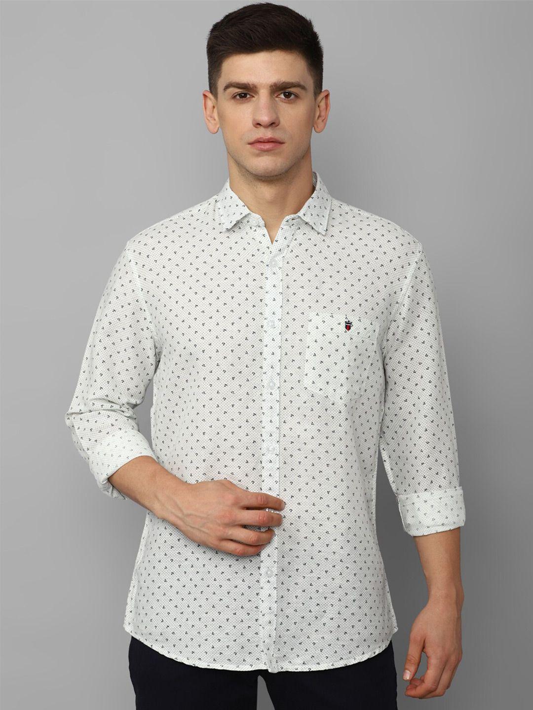 louis philippe jeans slim fit printed casual shirt