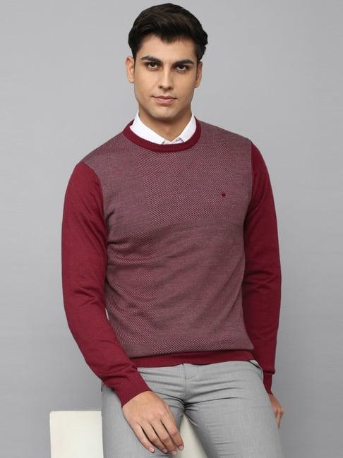 louis philippe maroon sweater