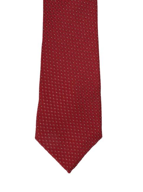 louis philippe maroon textured tie