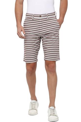 louis philippe men's bermuda shorts (lysrcslpc20848_brown