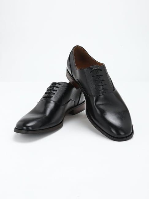 louis philippe men's black oxford shoes