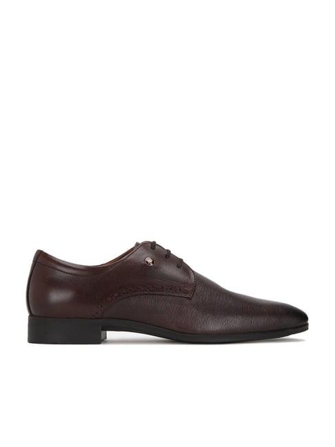 louis philippe men's brown derby shoes