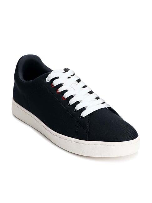 louis philippe men's navy casual sneakers