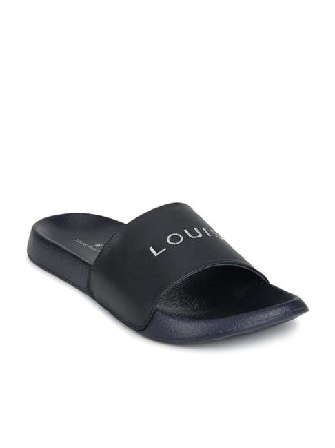 louis philippe men's navy slides