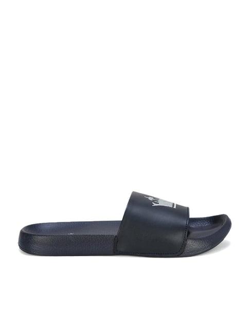 louis philippe men's navy slides