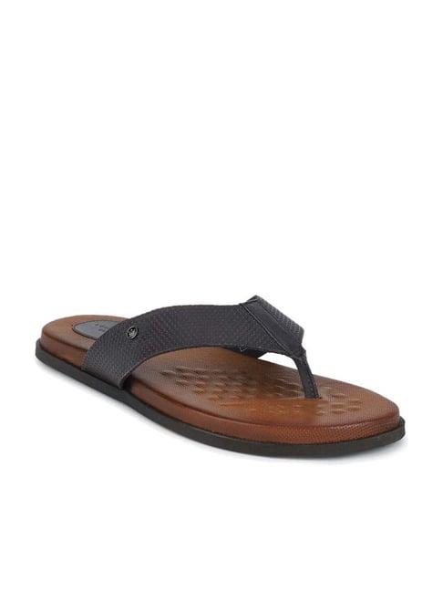 louis philippe men's navy thong sandals