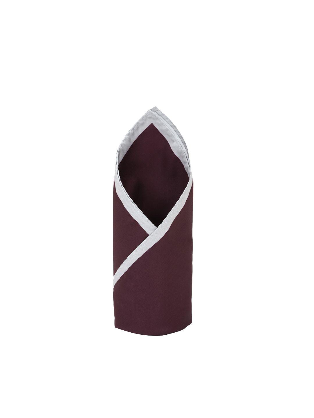 louis philippe men brown solid pocket square