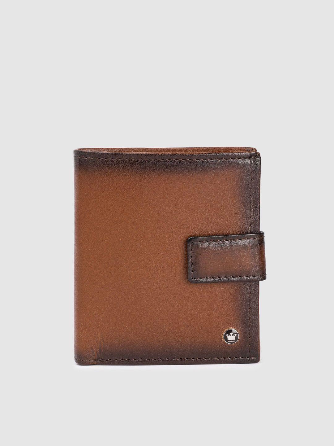 louis philippe men leather two fold wallet