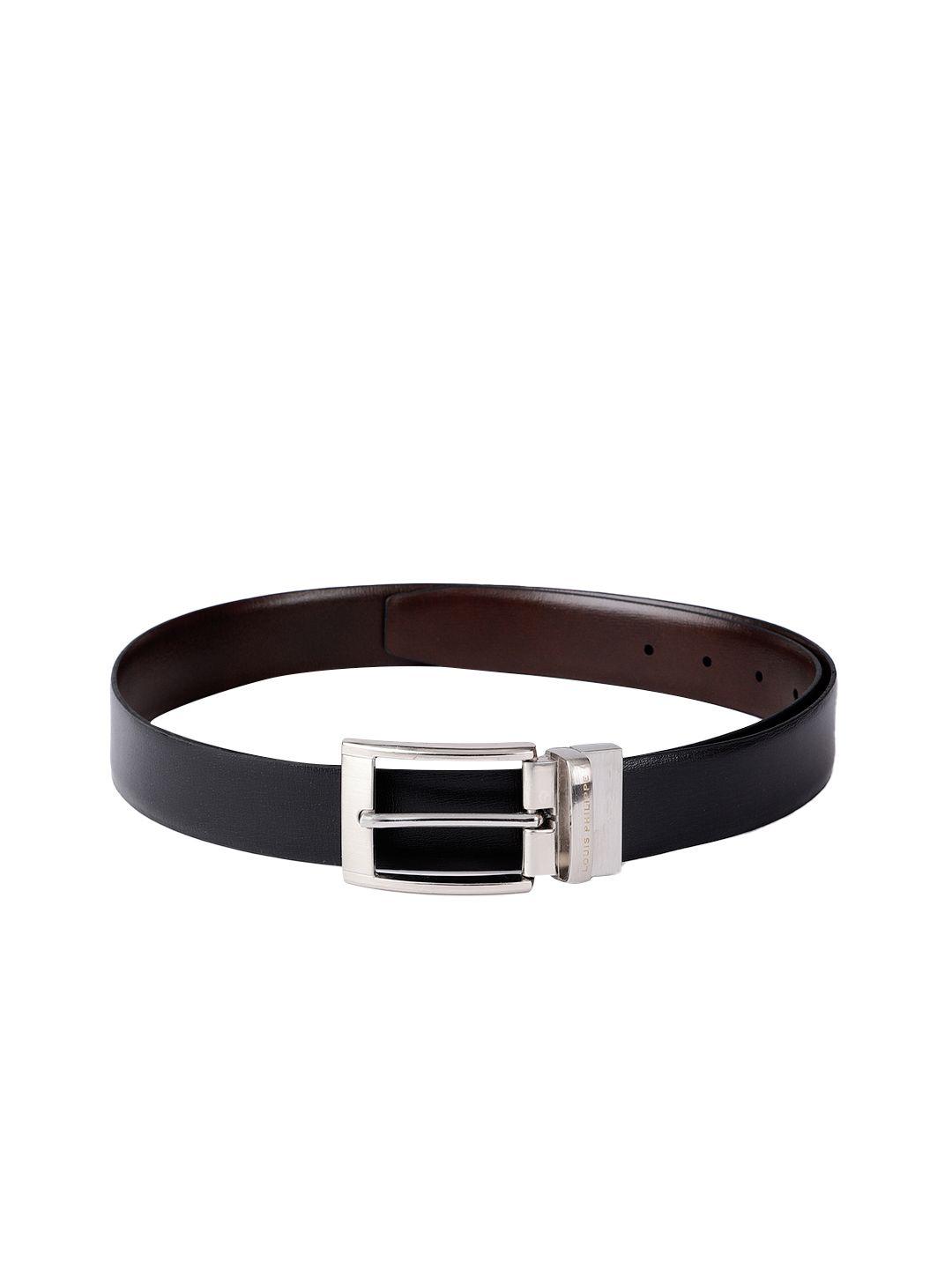 louis philippe men reversible leather formal belt
