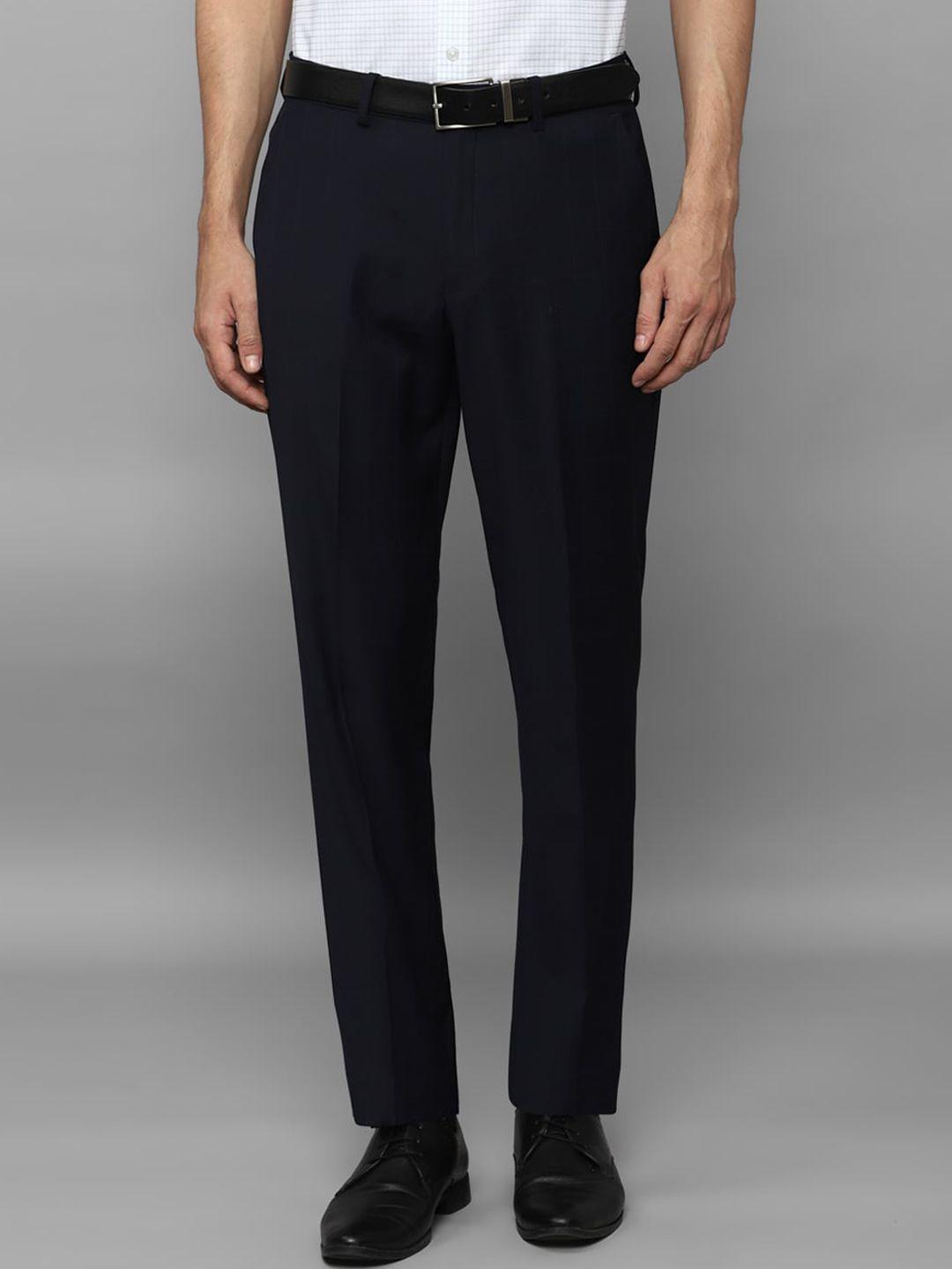 louis philippe men slim fit formal trousers