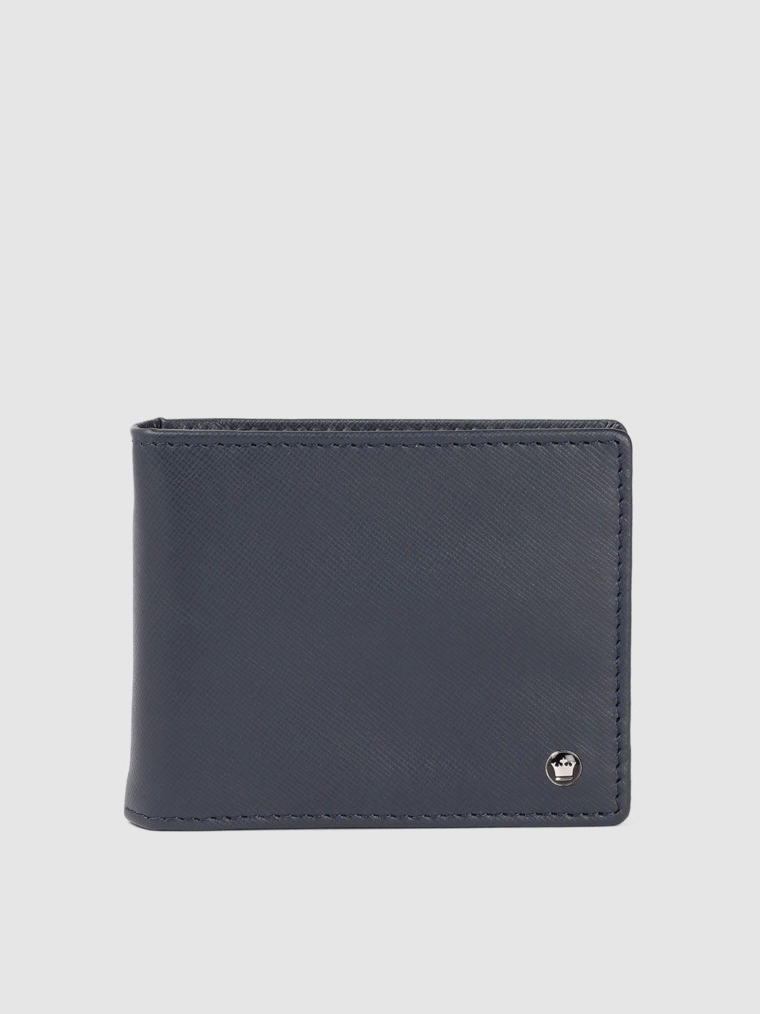 louis philippe men solid leather money clip wallet