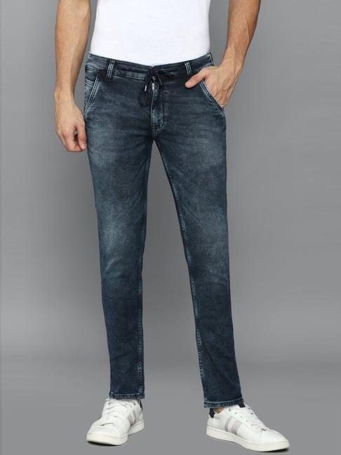 louis philippe navy cotton jeans