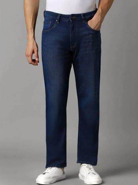 louis philippe navy regular fit jeans