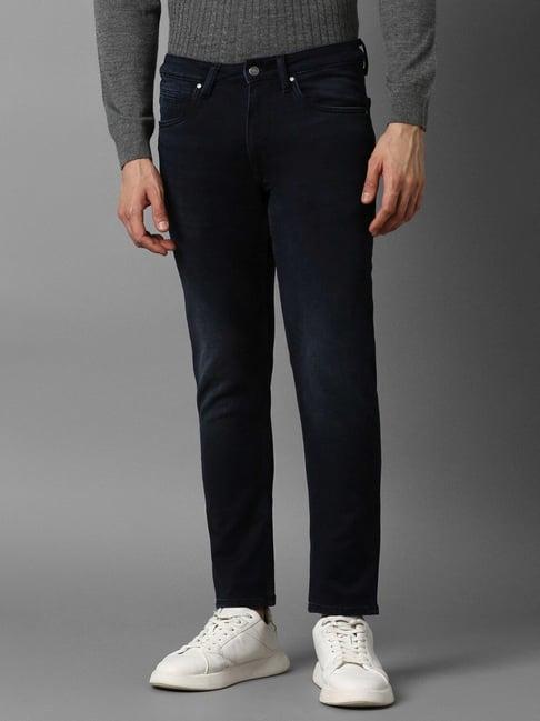 louis philippe navy smart fit jeans