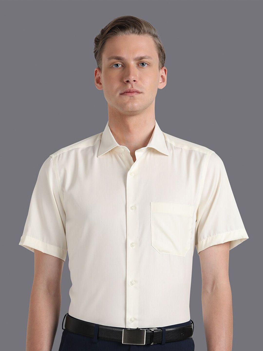 louis philippe slim fit pure cotton formal shirt