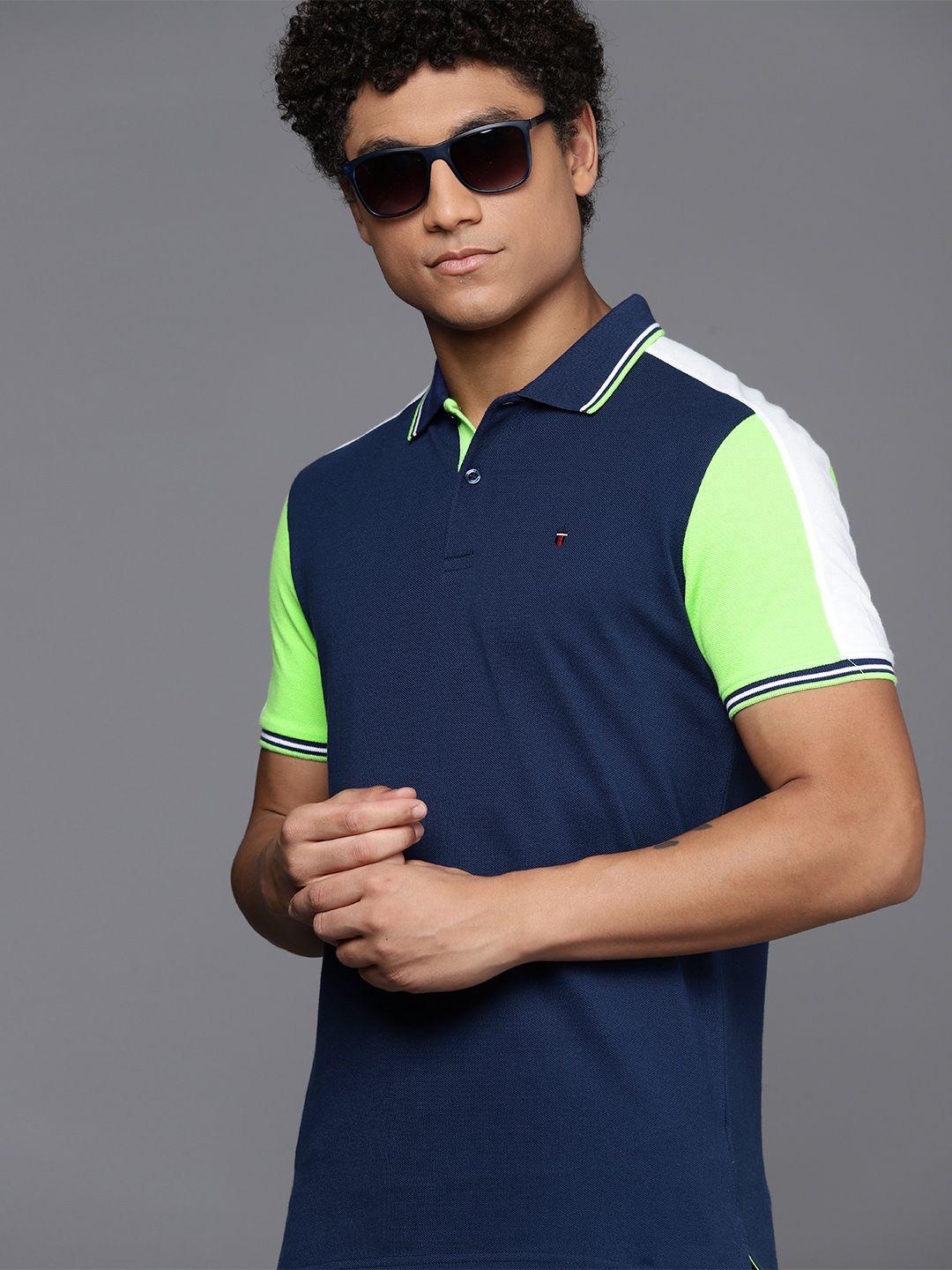 louis philippe sport men polo collar t-shirt