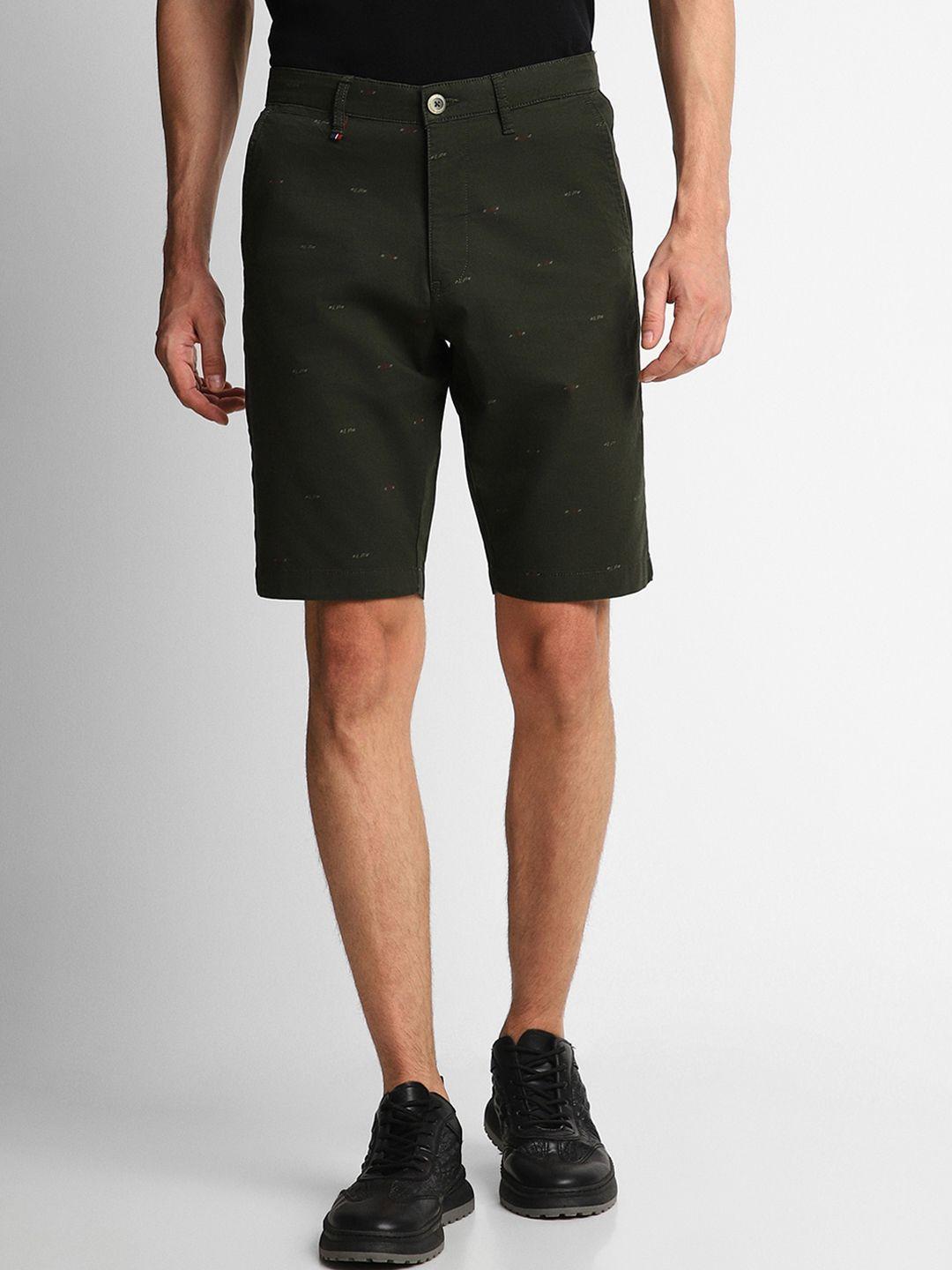 louis philippe sport men printed slim fit shorts