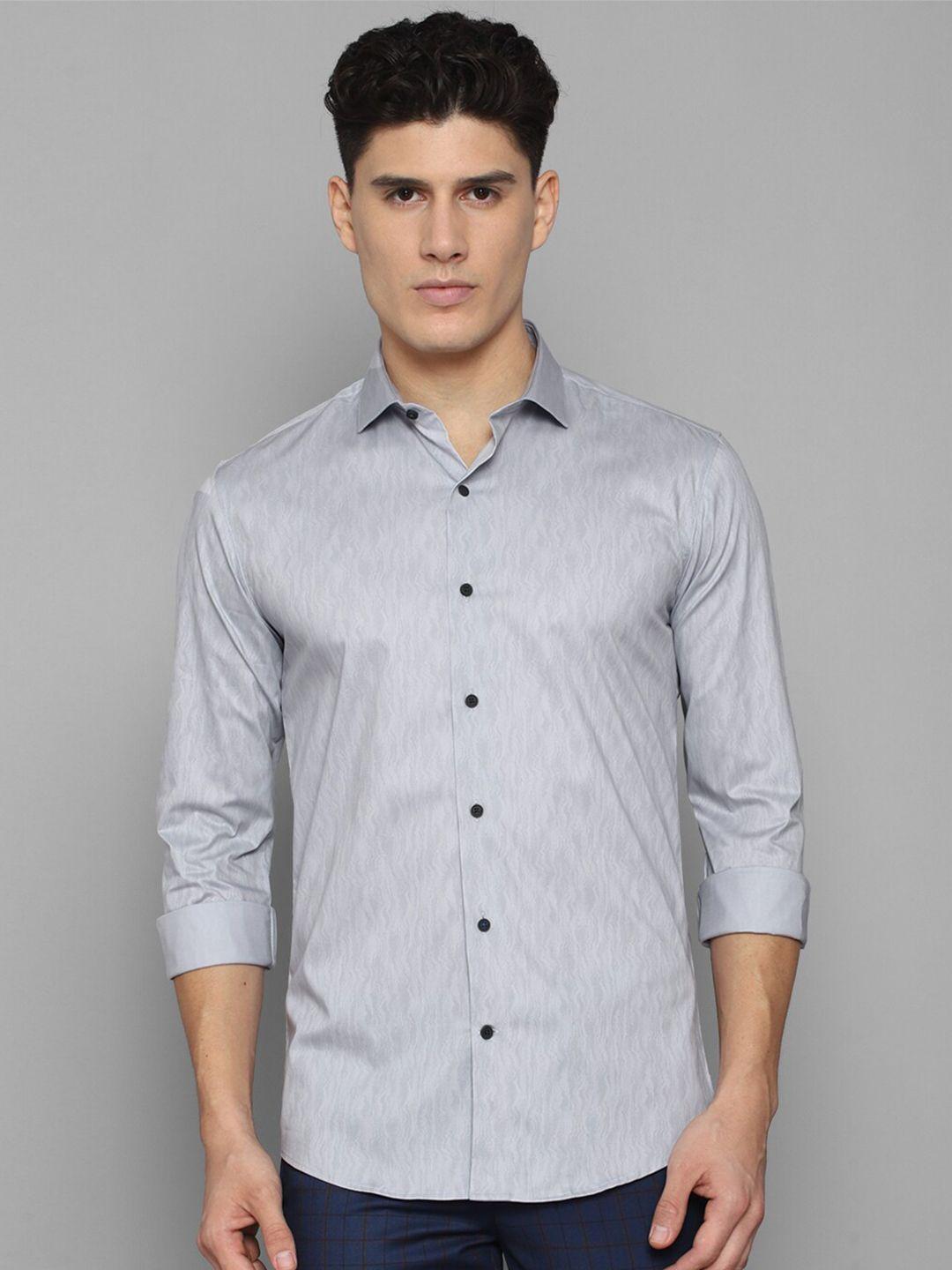 louis philippe sport men slim fit printed casual cotton shirt