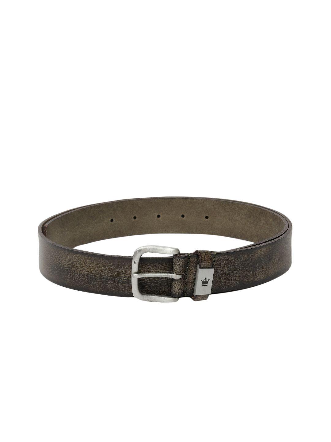 louis philippe sport men textured leather belt